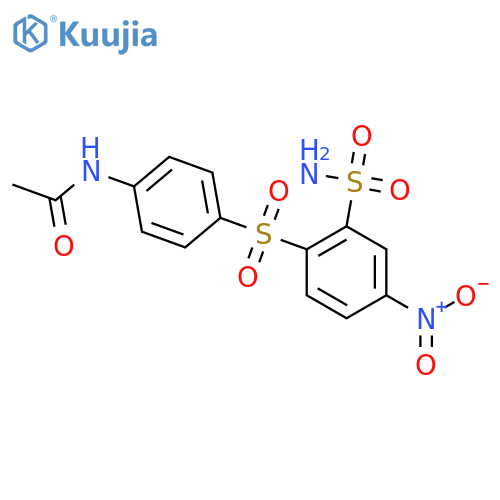Acetamide,N-[4-[[2-(aminosulfonyl)-4-nitrophenyl]sulfonyl]phenyl]- structure