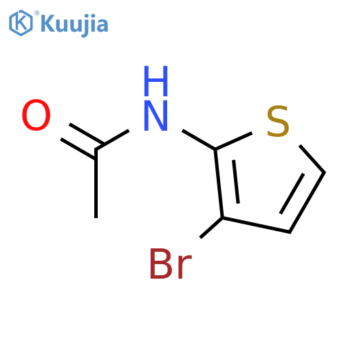 N-(3-Bromothiophen-2-yl)acetamide structure