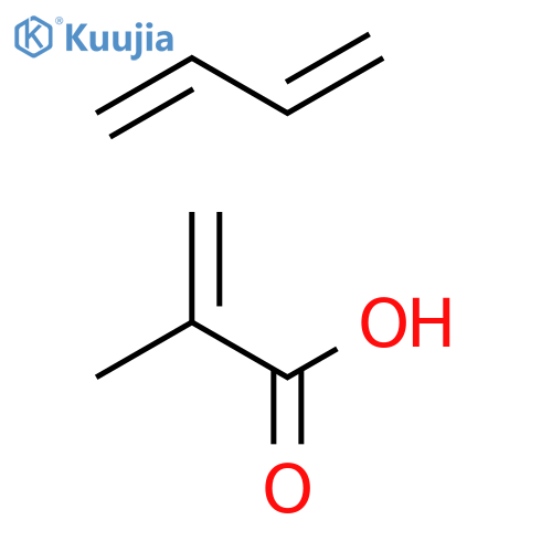 2-Propenoicacid,2-methyl-,polymerwith1,3-butadiene structure