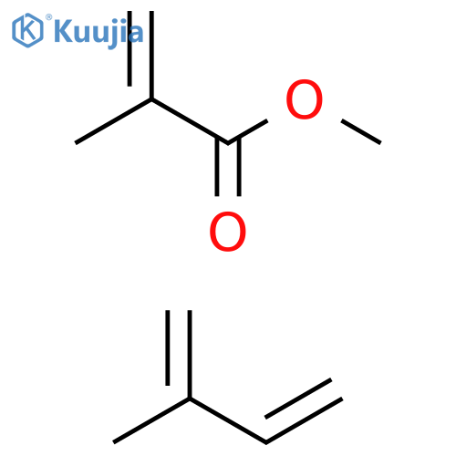 2-Propenoicacid,2-methyl-,methylester,polymerwith2-methyl-1,3-butadiene structure