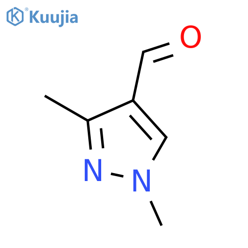 1,3-dimethylpyrazole-4-carbaldehyde structure