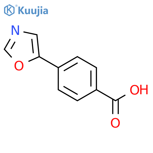 4-(1,3-Oxazol-5-yl)benzoic Acid structure