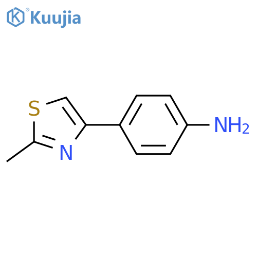 4-(2-methyl-1,3-thiazol-4-yl)aniline structure