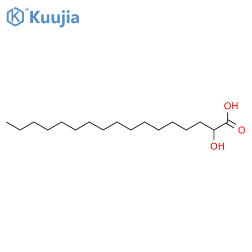 Heptadecanoic acid, 2-hydroxy- structure