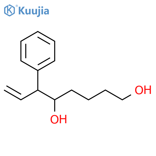 7-Octene-1,5-diol, 6-phenyl- structure