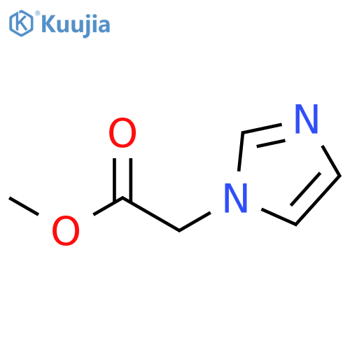methyl 2-(1H-imidazol-1-yl)acetate structure