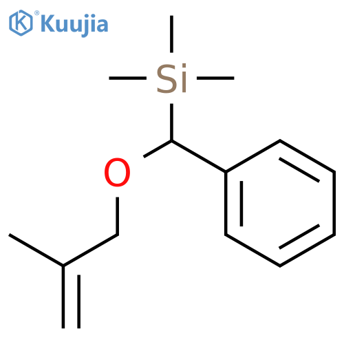Silane, trimethyl[[(2-methyl-2-propenyl)oxy]phenylmethyl]- structure