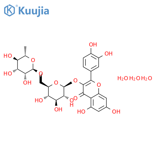 Rutin trihydrate structure
