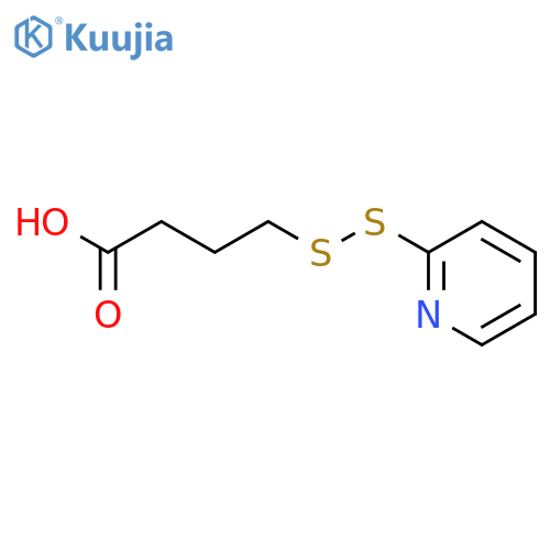 4-(2-Pyridyldithio)butanoic acid structure