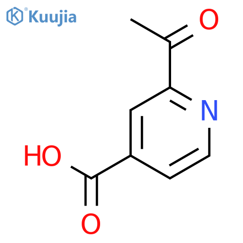 2-acetyl-4-Pyridinecarboxylic acid structure