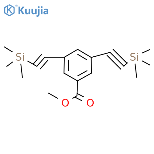 Methyl 3,5-bis(trimethylsilylethynyl)benzoate structure