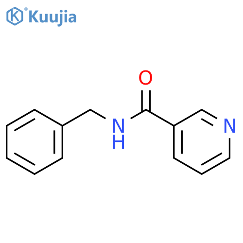 3-Pyridinecarboxamide,N-(phenylmethyl)- structure