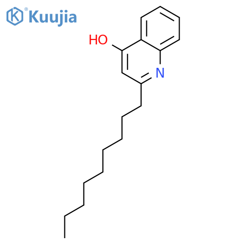 4-Quinolinol, 2-nonyl- structure