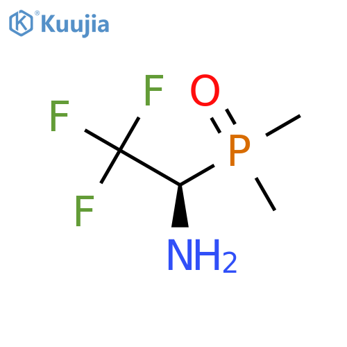 (1R)-1-(dimethylphosphoryl)-2,2,2-trifluoroethan-1-amine structure