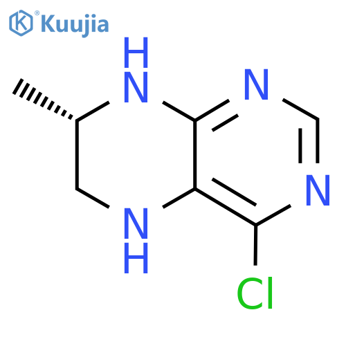 (7S)-4-Chloro-7-methyl-5,6,7,8-tetrahydropteridine structure