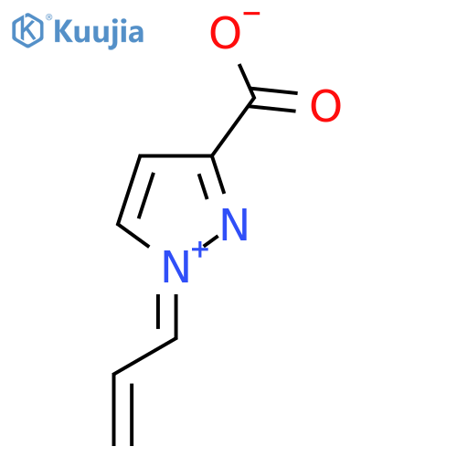 1-(propa-1,2-dien-1-yl)-1H-pyrazole-3-carboxylic acid structure