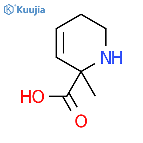 2-Methyl-1,2,5,6-tetrahydropyridine-2-carboxylic acid structure