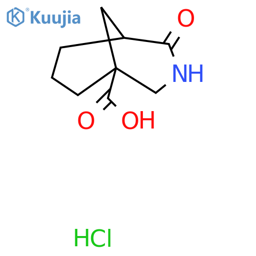 4-oxo-3-azabicyclo3.3.1nonane-1-carboxylic acid hydrochloride structure