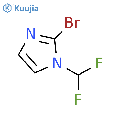 1H-Imidazole, 2-bromo-1-(difluoromethyl)- structure