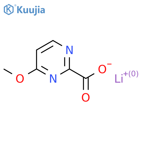 lithium(1+) ion 4-methoxypyrimidine-2-carboxylate structure
