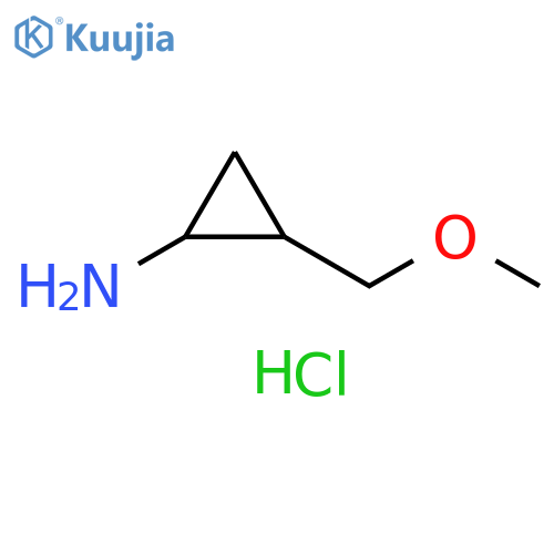 Cyclopropanamine, 2-(methoxymethyl)-, hydrochloride (1:1) structure