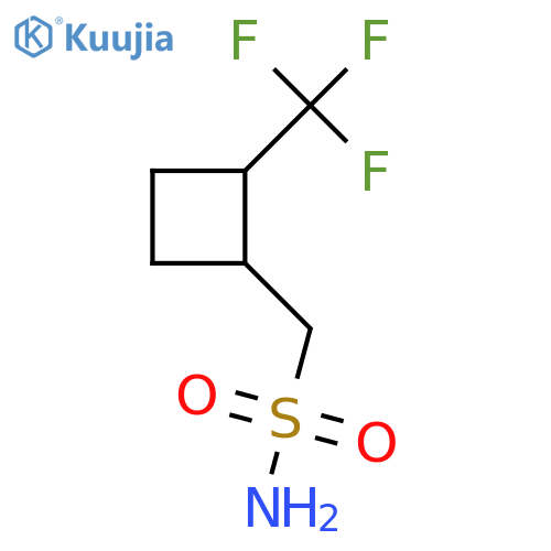 2-(trifluoromethyl)cyclobutylmethanesulfonamide structure