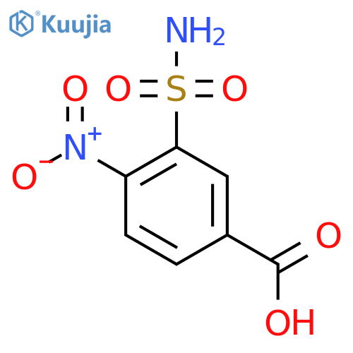 4-Nitro-3-sulfamoylbenzoic acid structure