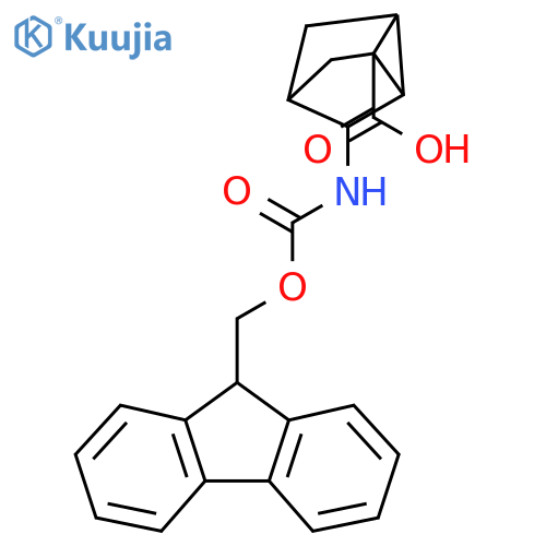 3-({(9H-fluoren-9-yl)methoxycarbonyl}amino)tricyclo2.2.1.0,2,6heptane-1-carboxylic acid structure