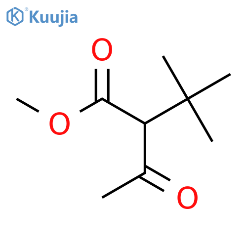 Methyl 2-acetyl-3,3-dimethylbutanoate structure