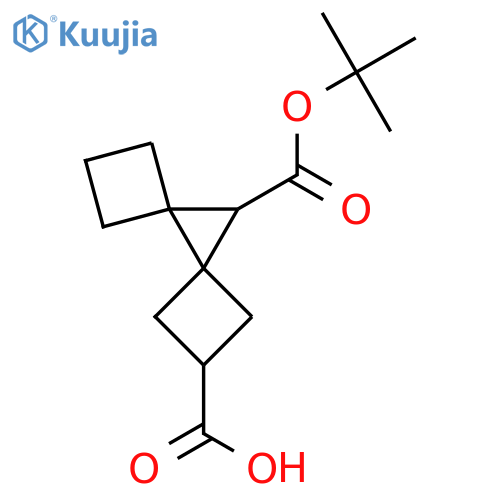9-(tert-butoxy)carbonyldispiro3.0.3^{5}.1^{4}nonane-2-carboxylic acid structure