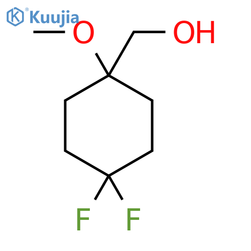 (4,4-Difluoro-1-methoxycyclohexyl)methanol structure