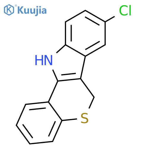 [1]Benzothiopyrano[4,3-b]indole, 8-chloro-6,11-dihydro- structure