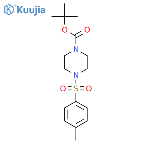 4-(Toluene-4-sulfonyl)-piperazine-1-carboxylic acid tert-butyl ester structure