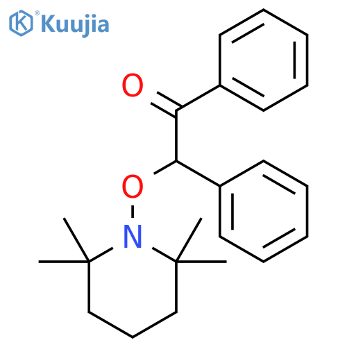 1,2-Diphenyl-2-[(2,2,6,6-tetramethylpiperidin-1-yl)oxy]ethan-1-one structure