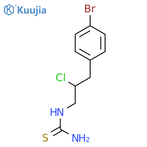 Thiourea, [3-(4-bromophenyl)-2-chloropropyl]- structure