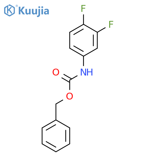 benzyl 3,4-difluorophenylcarbamate structure