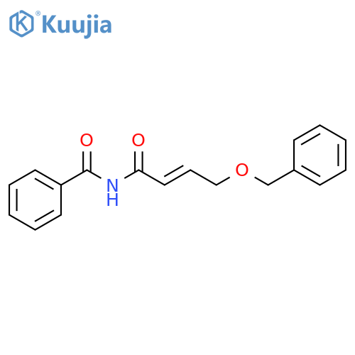 Benzamide, N-[(2E)-1-oxo-4-(phenylmethoxy)-2-butenyl]- structure