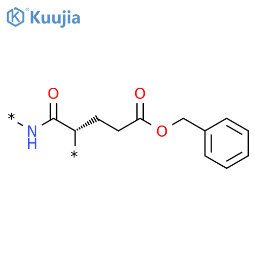 Poly[imino[(2S)-1-oxo-2-[3-oxo-3-(phenylmethoxy)propyl]-1,2-ethanediyl]] structure