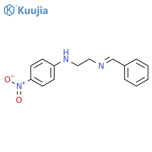1,2-Ethanediamine, N-(4-nitrophenyl)-N'-(phenylmethylene)- structure