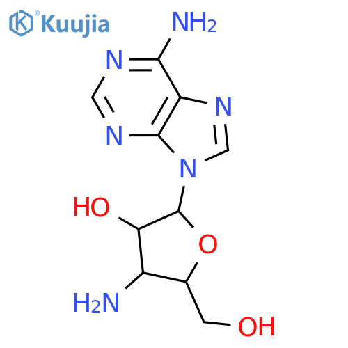 3'-Amino-3'-deoxyadenosine structure