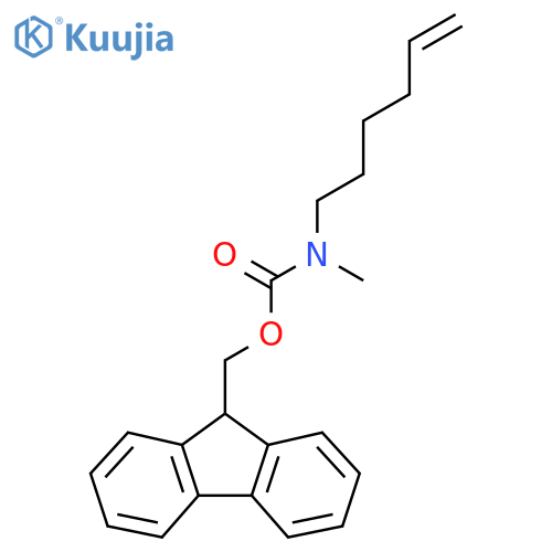 (9H-fluoren-9-yl)methyl N-(hex-5-en-1-yl)-N-methylcarbamate structure