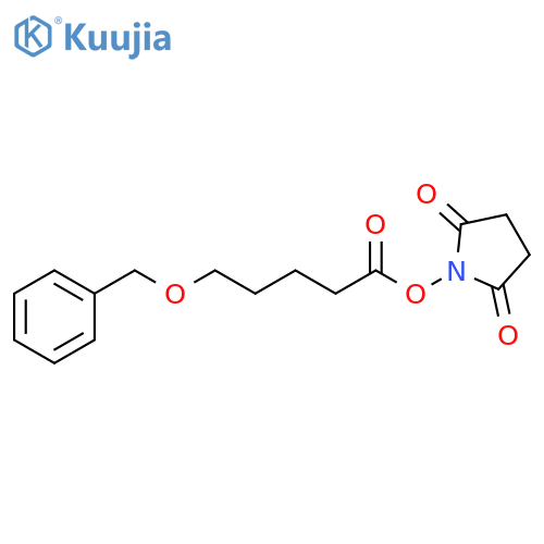 Pentanoic acid, 5-(phenylmethoxy)-, 2,5-dioxo-1-pyrrolidinyl ester structure
