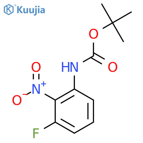 N-Boc-3-fluoro-2-nitroaniline structure
