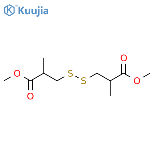 Methyl 3-(3-Methoxy-2-methyl-3-oxopropyl)disulfanyl-2-methylpropanoate structure