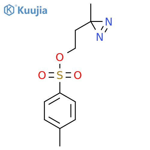 2-(3-methyl-3H-diazirin-3-yl)ethyl 4-methylbenzene-1-sulfonate structure