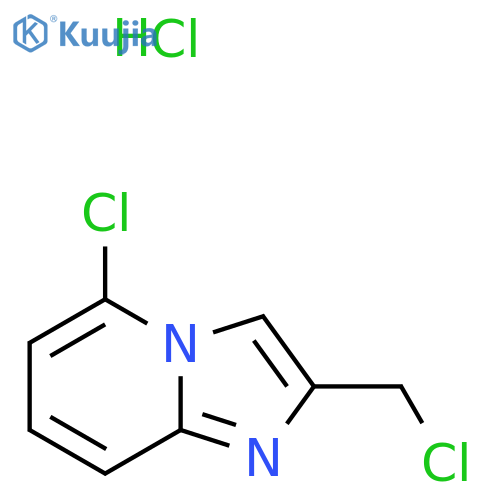 5-Chloro-2-(chloromethyl)imidazo[1,2-a]pyridine hydrochloride structure