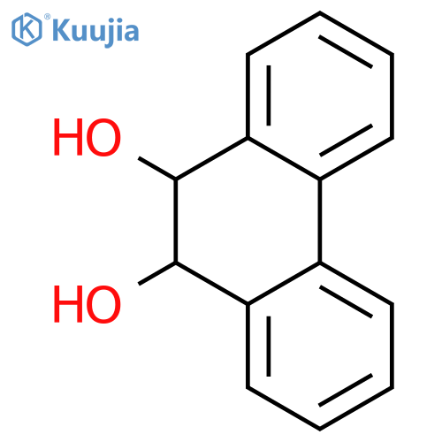 9,10-Phenanthrenediol,9,10-dihydro- structure