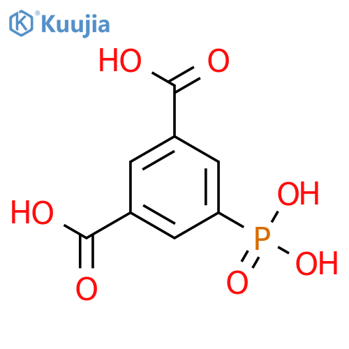 1,3-Benzenedicarboxylic acid, 5-phosphono- structure