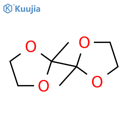 2,2'-Bi-1,3-dioxolane, 2,2'-dimethyl- structure