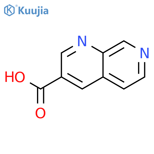 1,7-Naphthyridine-3-carboxylic acid structure